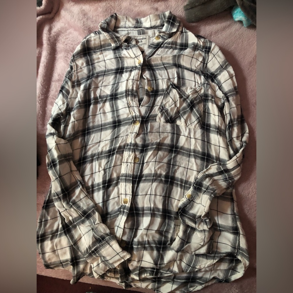 Super Soft Abercrombie And Fitch Flannel - image 1